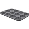 Moule Anti Adhésif 12 Tartelettes Ø 7 cm x H 1,9 cm De Buyer