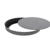 Moule Anti Adhésif Tarte Cannelée Fond Amovible Ø 28 cm x H 3 cm De Buyer