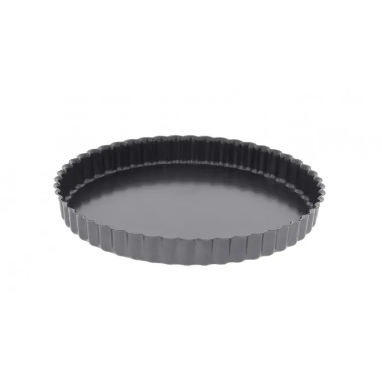 Moule Anti Adhésif Tarte Cannelée Fond Amovible Ø 32 cm x H 3 cm De Buyer