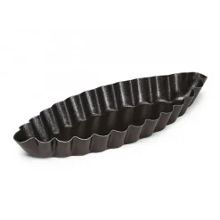 Moule Barquette Cannelée 10 x 4,5 cm x H 1,2 cm Gobel