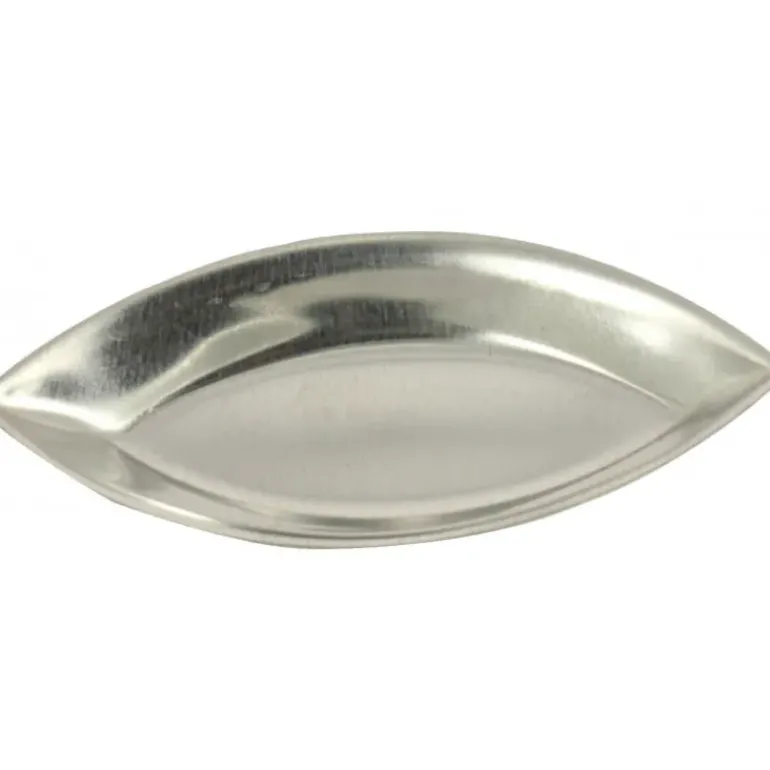 Moule Barquette Lisse Fer Blanc 9 cm (x12)