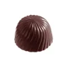 Moule Bonbon Chocolat Rond Strié (x32) empreintes Chocolate World
