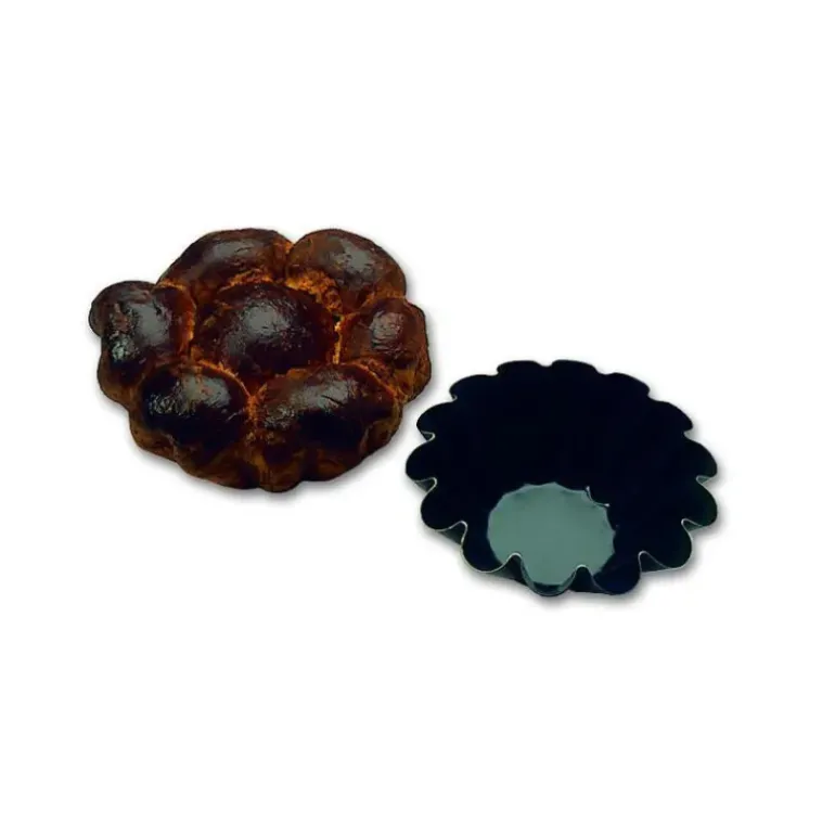 Moule Brioche 14 côtes 22 cm x H 8,6 cm Anti-adhésif Matfer