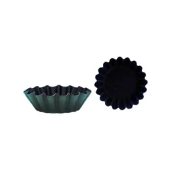 Moule Brioche Côtes Fines 7,5 cm x H 2,5 cm (x12) Matfer