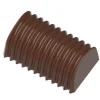Moule Chocolat Bûche Plissée 35,5 mm (x24) Chocolate World