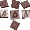 Moule Chocolat Carré Figurines de Noël (x21) Chocolate World