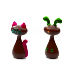 Moule Chocolat Chat et Lapin de Pâques (x4)