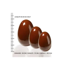 Moule Chocolat Oeuf Géant 75 cm (x1) Chocolate World