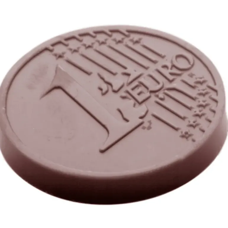 Moule Chocolat Pièce 1 Euro Ø 35 mm (x21) Chocolate World