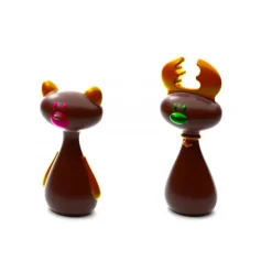 Moule Chocolat Renne et Ours de Noël (x4)