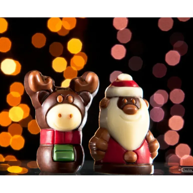 Moule Chocolat Renne Rudolph 3,9 cm (x18) Chocolate World