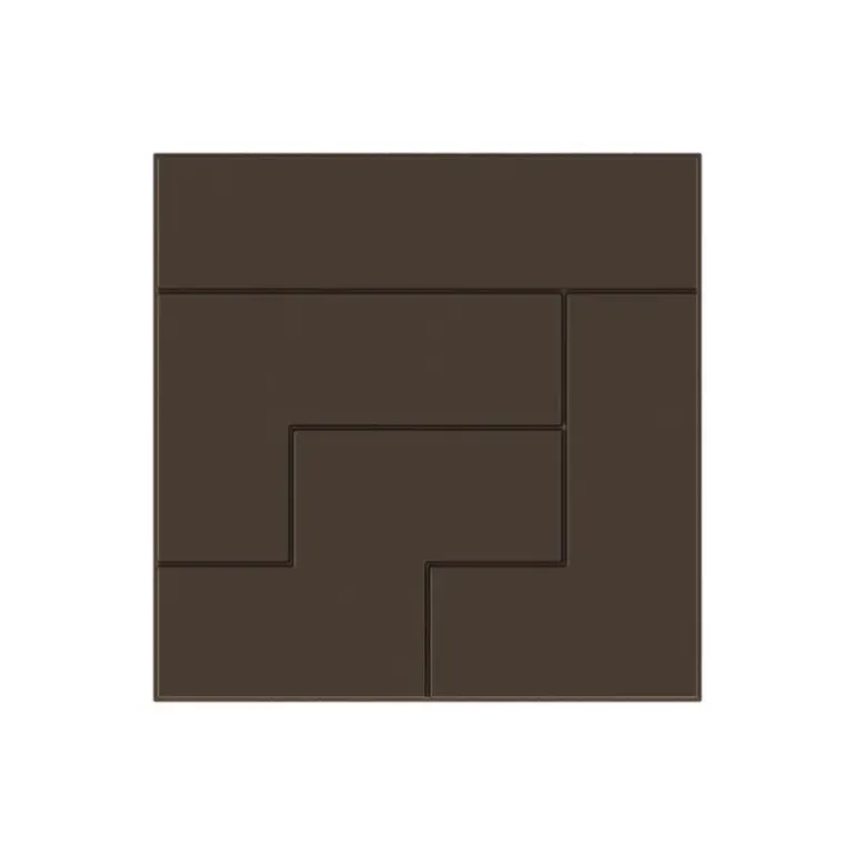 Moule Chocolat Tablette Carrée Tetris (x6)
