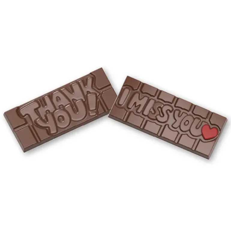 Moule Chocolat Tablette I Miss You (x4) Chocolate World