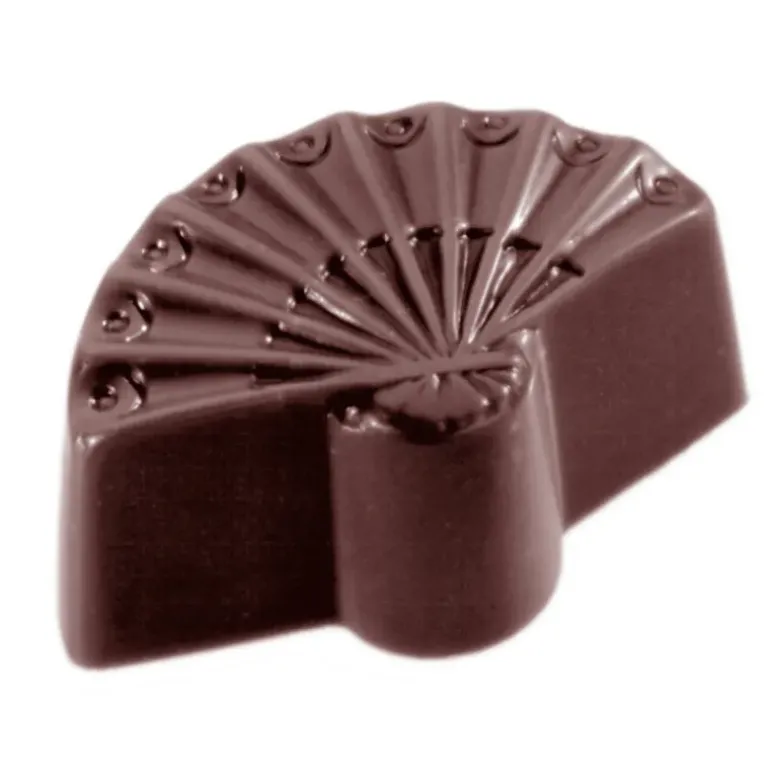 Moule Chocolat Éventail 40 x 25 mm (x24) Chocolate World