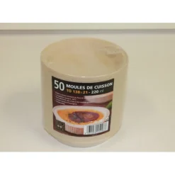 Moule de cuisson papier 138 mm - 220 ml Bio Food Pack