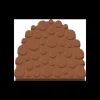 Moule Embout de Bûche 9010 Bulle 8,8 x 7,5 cm (x6)