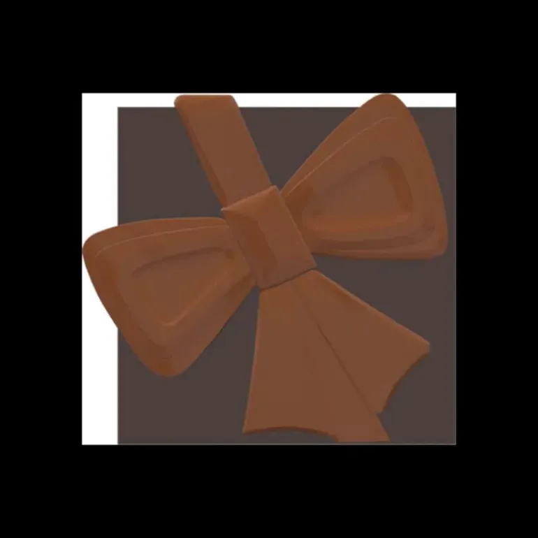 Moule Embout de Bûche Carré 9013 Cadeau 8,5 x 8 cm (x6)