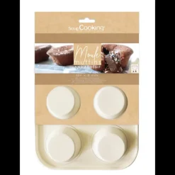 Moule Muffins Antiadhésif 32 x 20,5 cm x H 3,2 cm Scrapcooking
