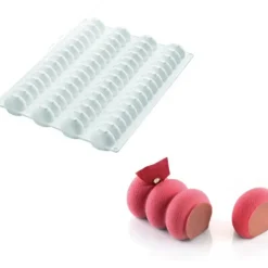 Moule silicone 4 Chenilles infinity Silikomart