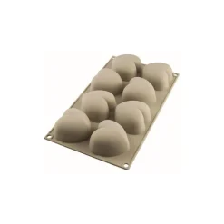 Moule Silicone 8 Cuorinco 6,5 x 6,5 cm Silikomart 3D Design