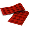 Moule Silicone 12 Cylindres 4,8 cm x H 5 cm Silikomart