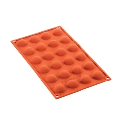 Moule Silicone 24 Demi-sphères 3 cm x H 1,5 cm Silikomart
