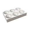 Moule Silicone 6 Demi-Sphères 18 x H 9 cm Silikomart Professional