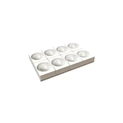 Moule Silicone 8 Demi-Sphères 13,5 x H 6,75 cm Silikomart Professional