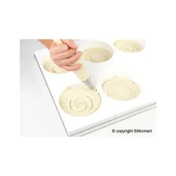 Moule silicone 15 empreintes rondes Ø100 mm Silikomart
