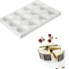 Moule silicone 12 empreintes rondes Ø115 mm Silikomart