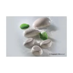 Moule Silicone 6 Galets 8,7 x 6,3 cm 110ml SilikoMart Professional