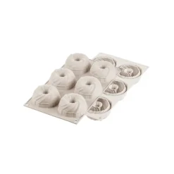 Moule Silicone 6 Intreccio Ø 7,5 cm x H 3,5 cm Silikomart 3D Design