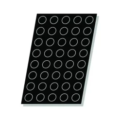 Moule Silicone 24 Muffins 7 cm x H 4 cm Flexipan