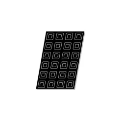 Moule Silicone 70 Savarins Carrés 3,7 cm x H 1,6 cm Flexipan