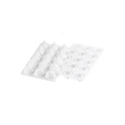 Moule Silicone 15 Sphères Torsadées Russian Tale Ø41,5 x h45,5 mm 30ml SilikoMart Professional