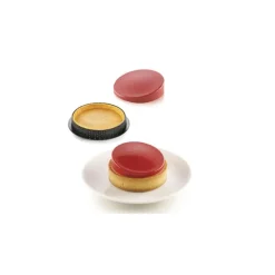 Moule Silicone 6 Tartelettes Glam Ø 8 cm Silikomart 3D Design