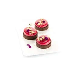 Moule Silicone 6 Tartelettes Glam Ø 8 cm Silikomart 3D Design