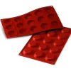 Moule Silicone 15 Tartelettes 4,5 cm x H 1 cm Silikomart