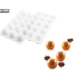 Moule Silicone 15 Truffes Ø 4,2 cm Silikomart Professional