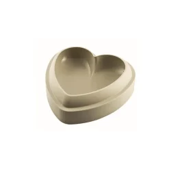 Moule Silicone Batticuore 20,5 x 19,8 cm Silikomart 3D Design