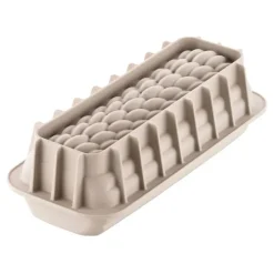 Moule Silicone Bûche avec Quenelles Silikomart 3D Design