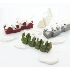 Moule Silicone Bûche Chalet 25 x 8,3 cm x H 9 cm Pavoni