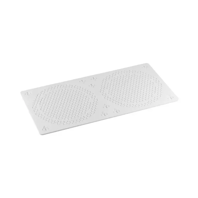 Moule Silicone Décor Alvéoles Ø 14 à 18 cm x H 0,35 cm (x2) Silikomart Professional