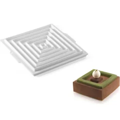 Moule Silicone Insert 12 Carrés 26 cm Silikomart Professional