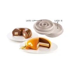 Moule Silicone Inserts Ronds Ø 17,6 cm (x3) Silikomart 3D Design