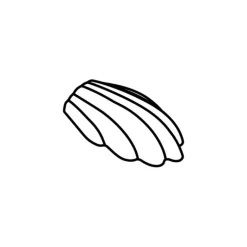 Moule Silicone Madeleine 7,8 x 4,5 cm x H 1,8 cm (x44) Pavoflex