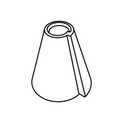 Moule Silicone Mini-Cône Ø 4 cm x H 4,3 cm (x54) Pavoflex