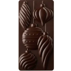 Moule Tablette Chocolat Boule Noël 15,4 x 7,7 cm Pavoni