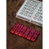Moule Tablette Chocolat Ola 15,5 x 7,7 cm x H 1 cm (x3) Pavoni