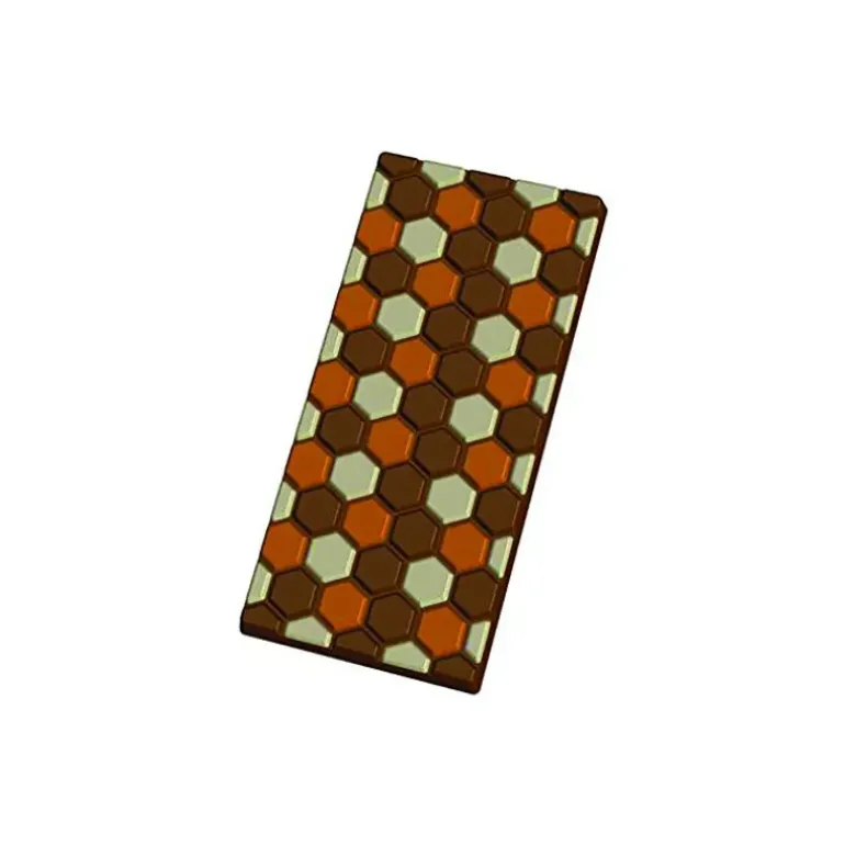 Moule Tablette de Chocolat Alvéoles x5